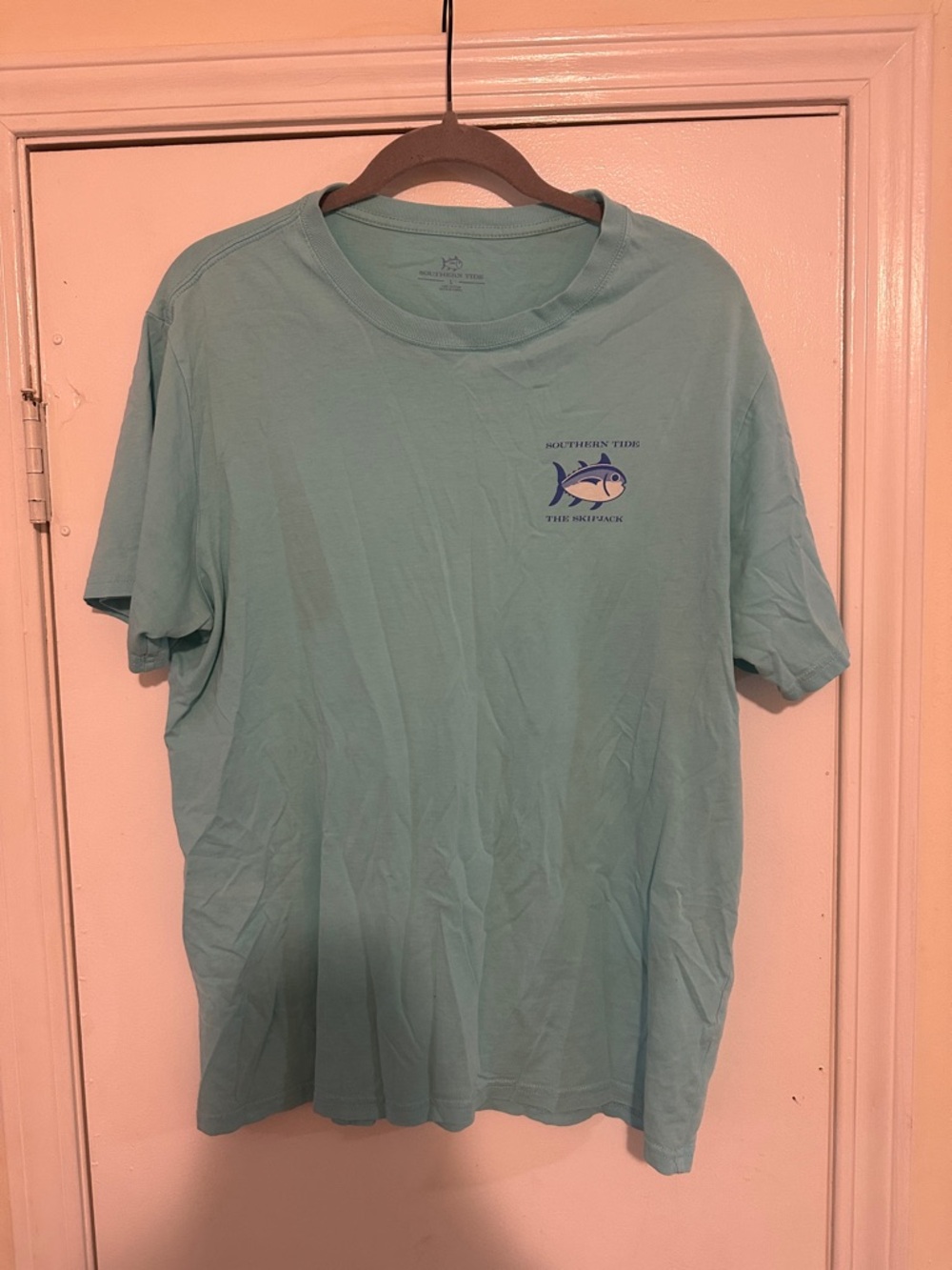 Southern Tide Men’s Aqua Short-Sleeve Graphic Tee
